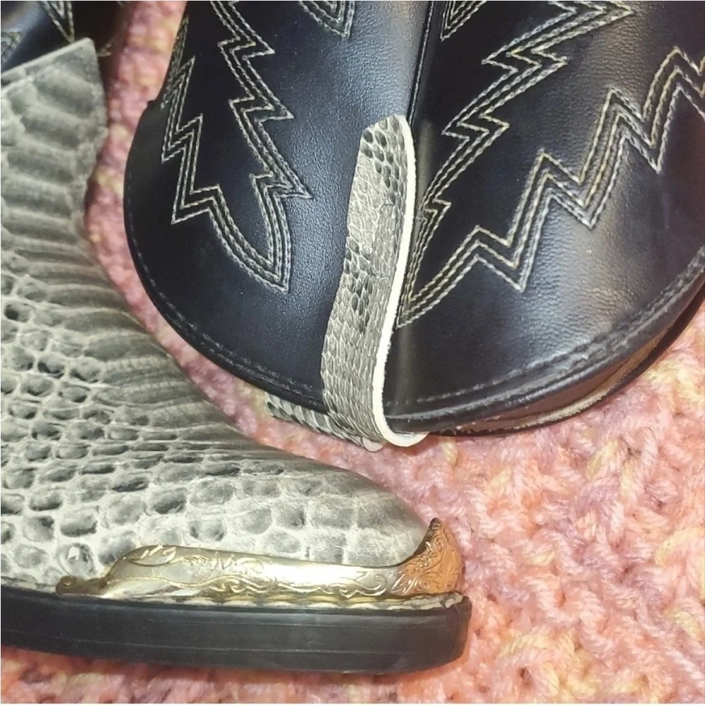 texas all man made Cowboy Boots